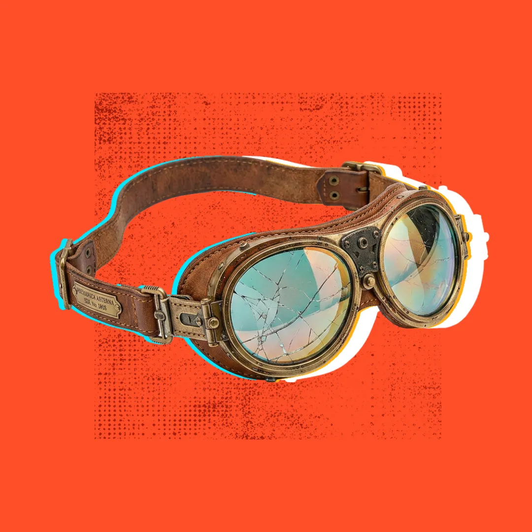 MixBrains-Motiv — Fliegerbrille
